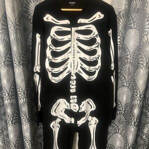 Old Navy Black Skeleton Pajama Onesie